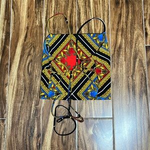 Multicolored Fashionnova Backless Halter